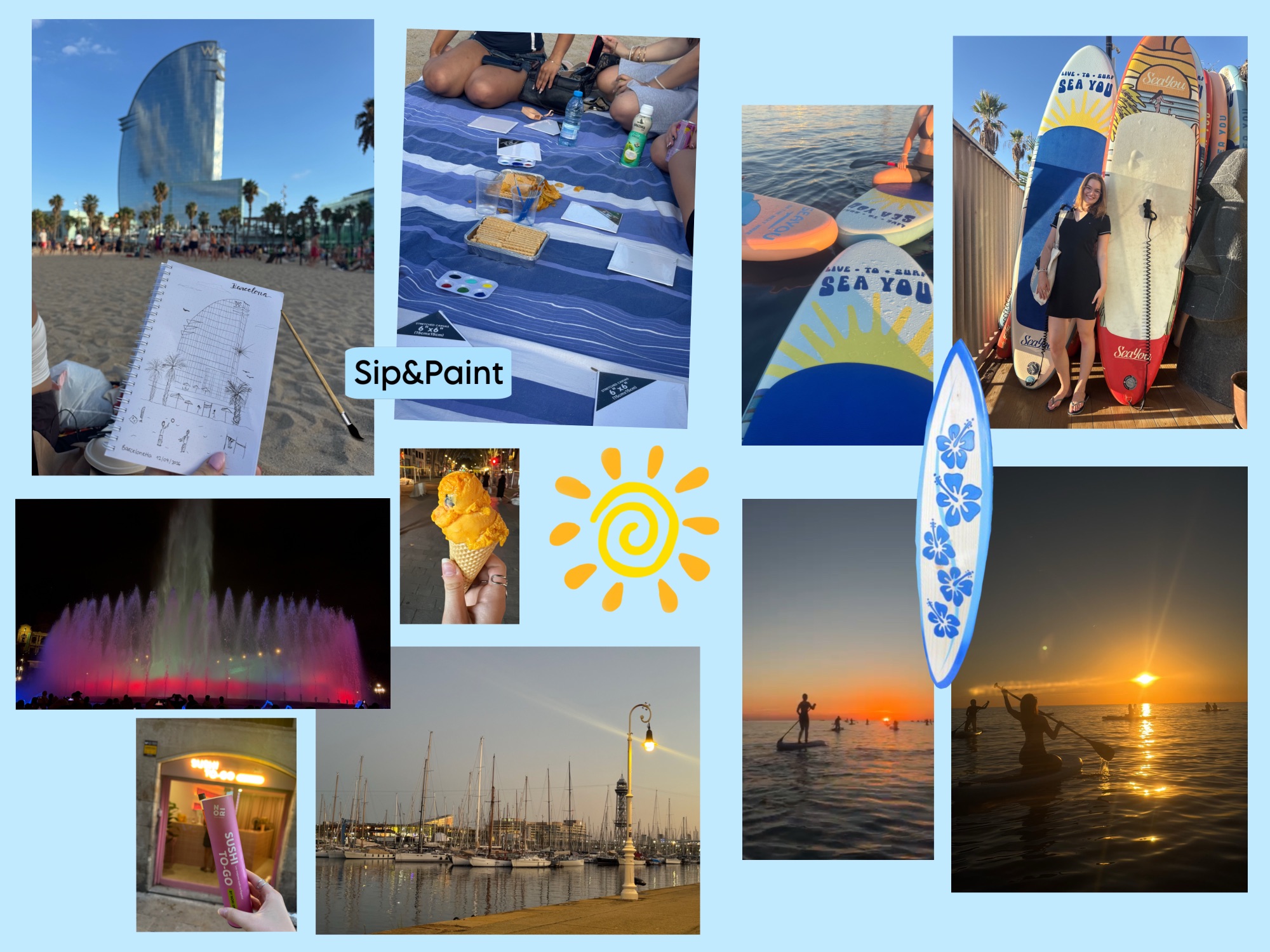 Sip&Paint und SUP fahren